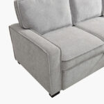 Venice Next 3-Seater Reversible Easy Clean Fabric Corner Sofa Bed with Storage