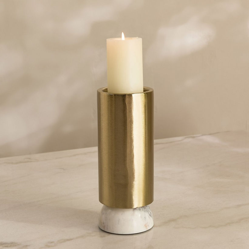 Casa Vero Decorative Pillar Candleholder - 10x10x26 cm - Image 6