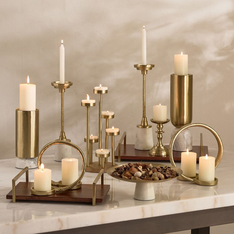Casa Vero Decorative Pillar Candleholder - 10x10x26 cm - Image 10