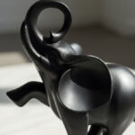 Wren Qusida Polyresin Elephant On Ball Accent - 15x8.8x26.2 cm