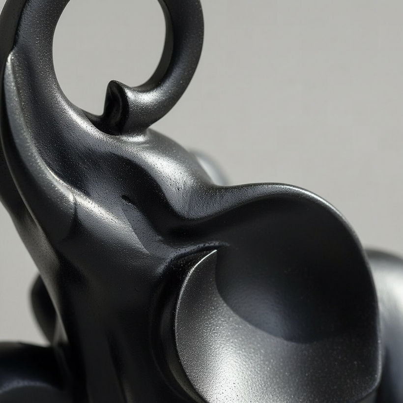 Wren Qusida Polyresin Elephant On Ball Accent - 15x8.8x26.2 cm - Image 4
