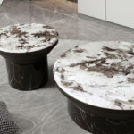 Solair Faux Marble Coffee Table - Set of 2