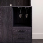 Marwell 2 Door 2 Drawer Sintered Stone Top Coffee Cabinet