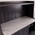 Marwell 2 Door 2 Drawer Sintered Stone Top Coffee Cabinet