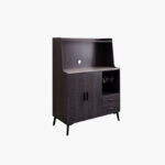 Marwell 2 Door 2 Drawer Sintered Stone Top Coffee Cabinet