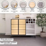 Marwell 2 Door Sintered Stone Top Bar Cabinet