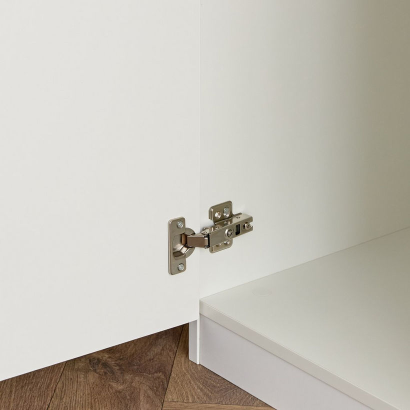 Arctic Smart 6-Door Wardrobe with Transparent Glass and 2 Drawers - Image 10