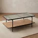 Baldwin Glass Top Coffee Table with Shelf - Image 7