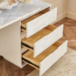 Marwell Chester Smart Dresser with 3 Drawers and Mirror