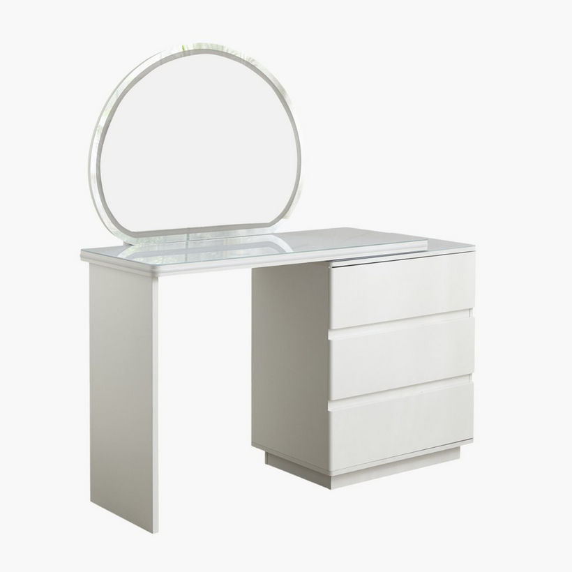 Marwell Chester Smart Dresser with 3 Drawers and Mirror - Image 9