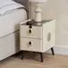 Ibiza Compact Smart 2-Drawer Compact Night Stand End Table - Image 13