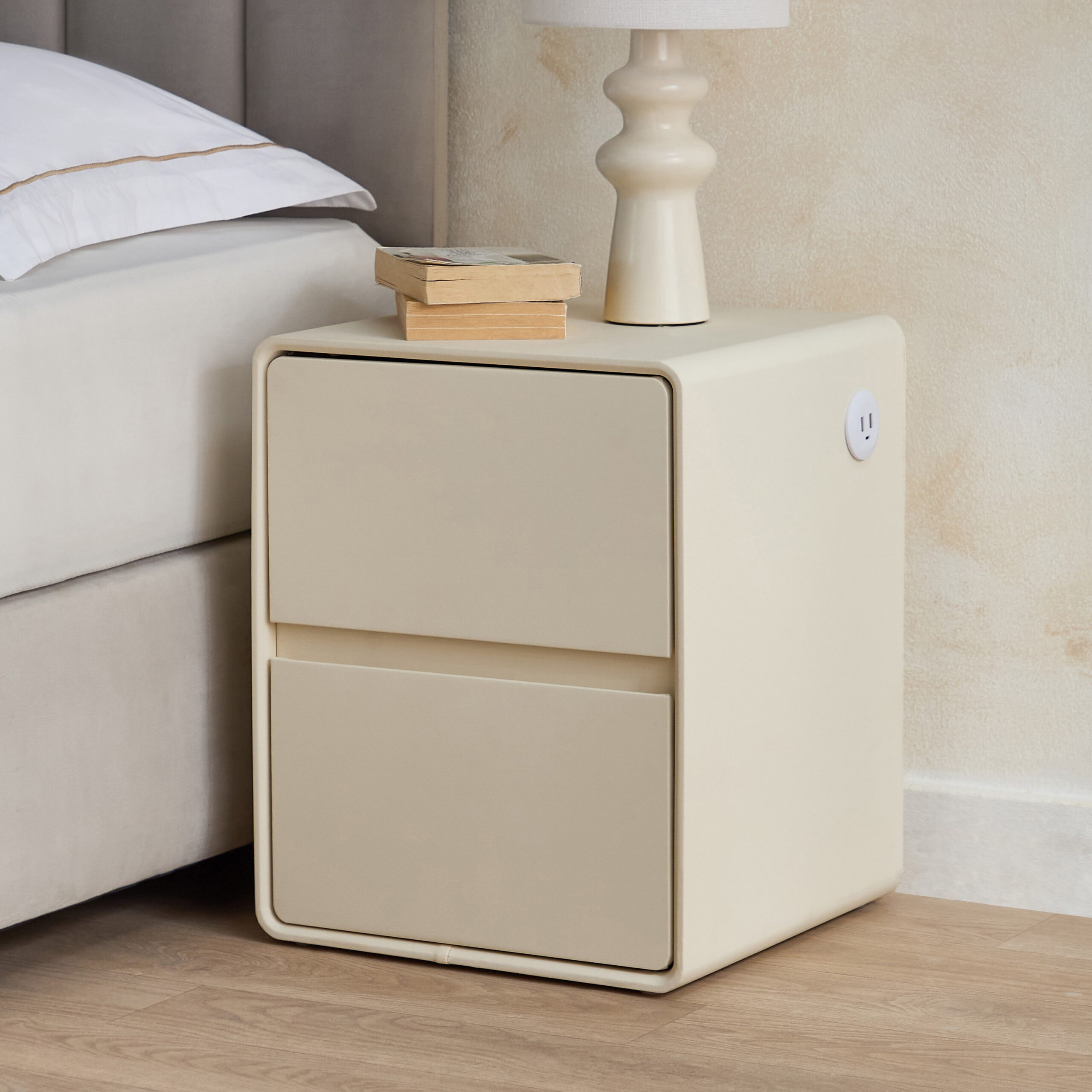 Lasberg Scanno Smart 2-Drawer Night Stand