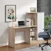 Alford Islet 1-Door Study Desk with Open Bookcase - Image 8