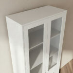 Frankfurt 6-Tier Storage Multipurpose Unit with Panel Acrylic Doors & 2 Drawers