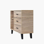 Movo Edmond Willy High TV Stand with 3 Drawer for TVs Upto 40 inches