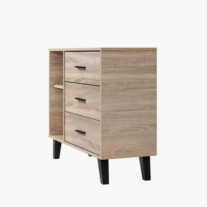 Movo Edmond Willy High TV Stand with 3 Drawer for TVs Upto 40 inches - Image 6