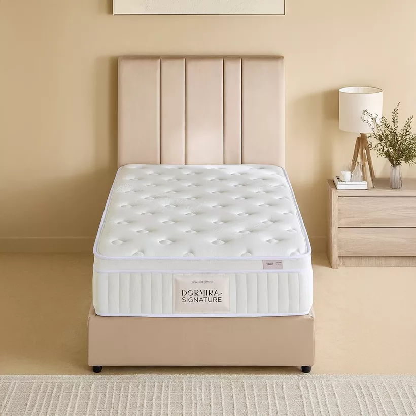 i-Dormira Signature Hotel Collection HR Foam Medium Firm Pocket Spring Mattress - 90x200x28cm - Image 4