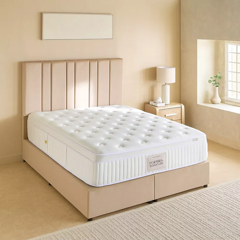 i-Dormira Signature Hotel Collection HR Foam Medium Firm Pocket Spring Mattress - 150x200x28cm - Image 3