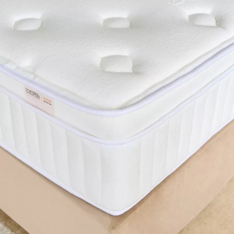 i-Dormira Signature Hotel Collection HR Foam Medium Firm Pocket Spring Mattress - 150x200x28cm - Image 5