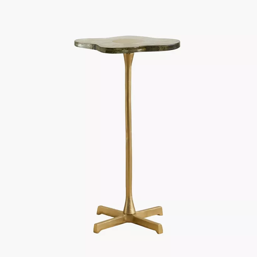 Trim Glass Top Accent Table - Image 8