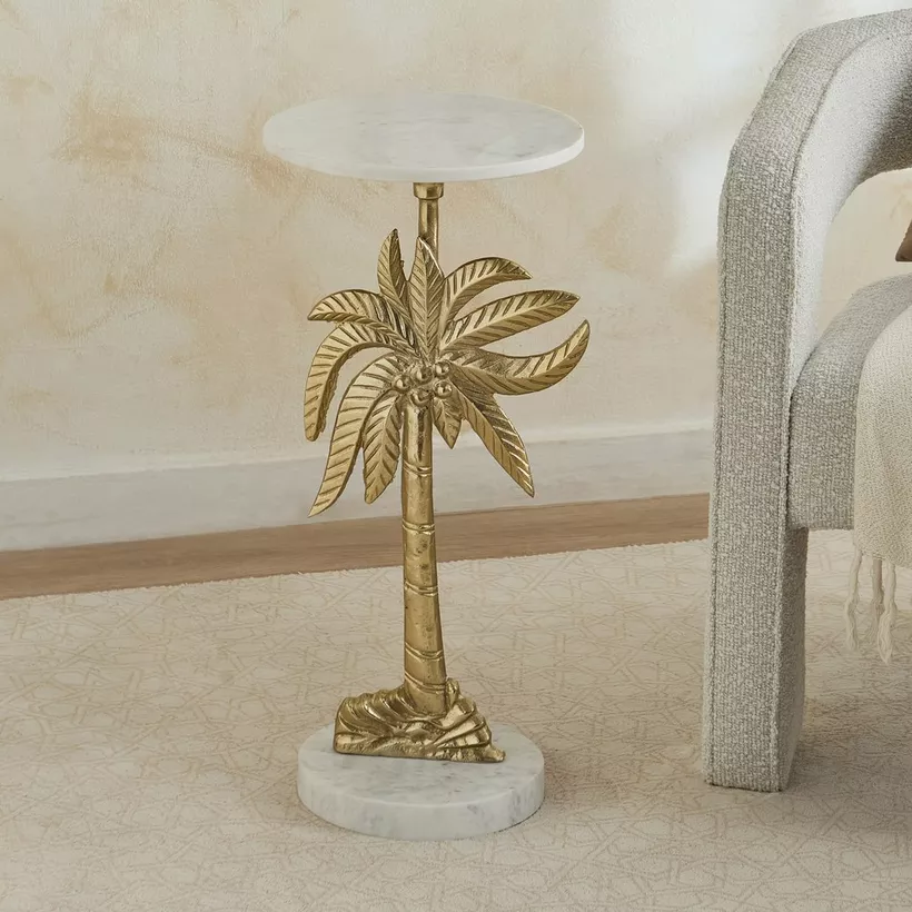 Runi Geniune Marble Accent Table - Image 3