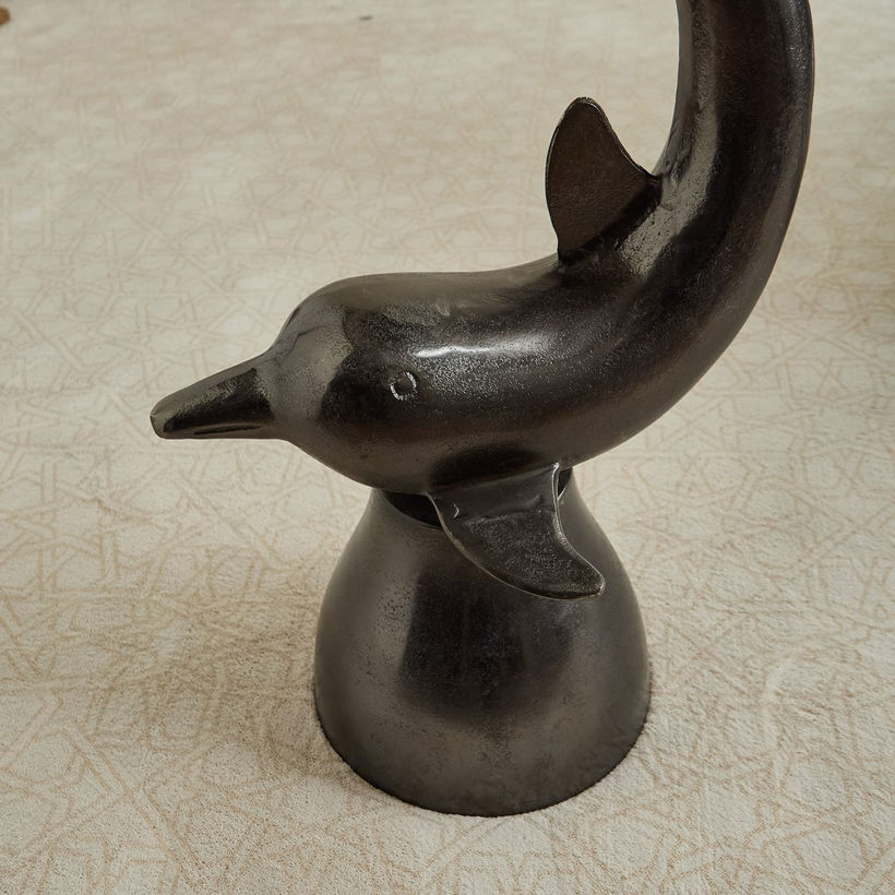 Dolphine Geniune Marble Accent Table - Image 5