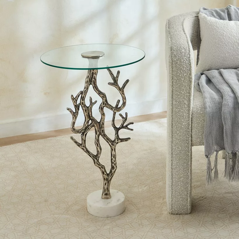 Banyan Glass Top Accent Table - Image 3