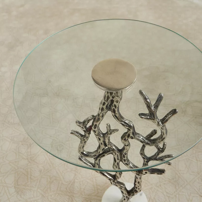 Banyan Glass Top Accent Table - Image 4