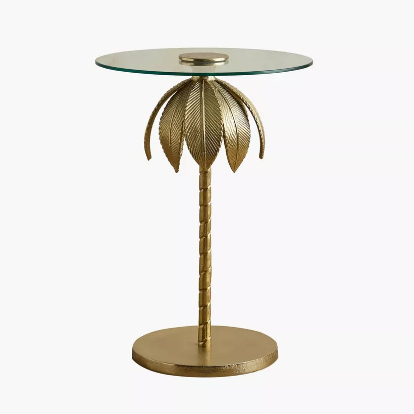 Mavi Glass Top Accent Table - Image 7