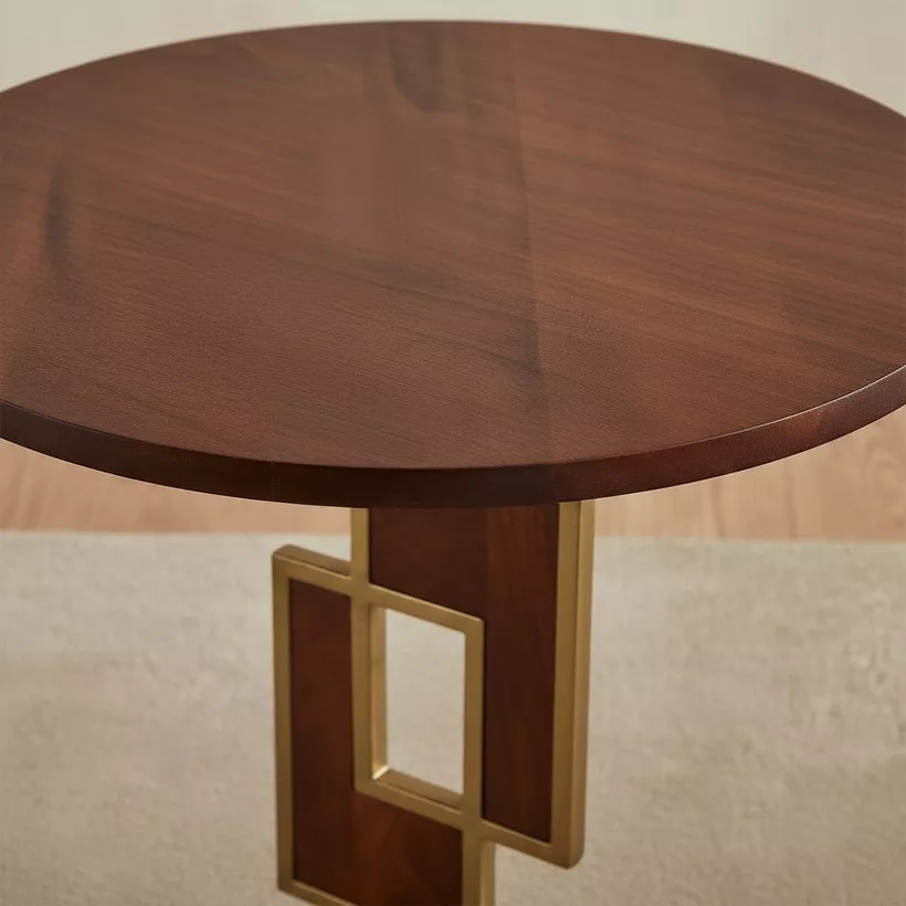 Vendra Alicent Solid Wood Top Accent Table - Image 2