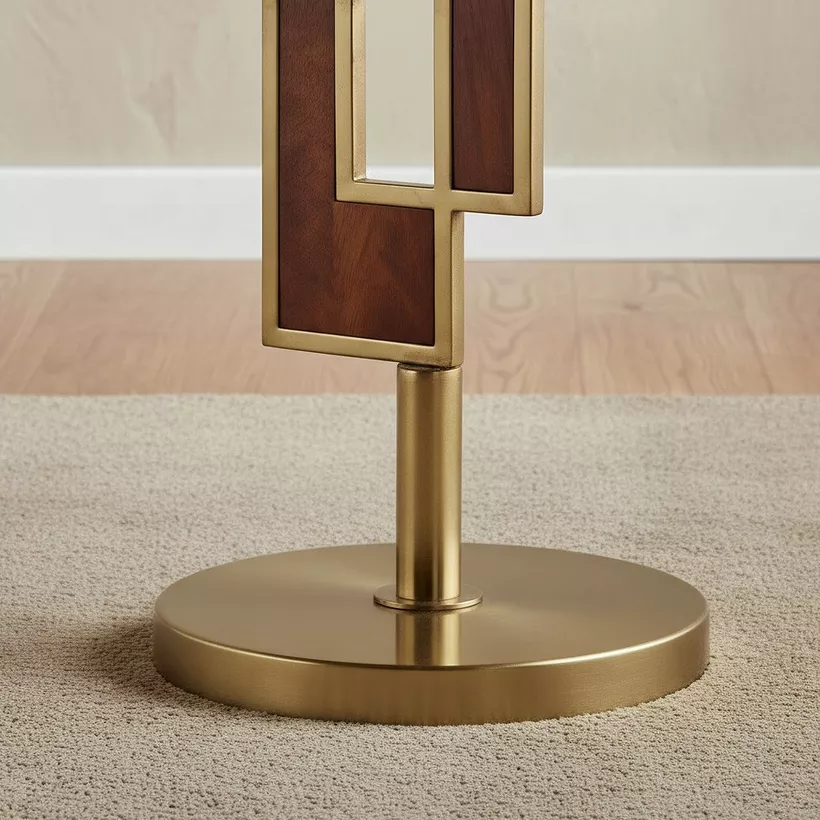 Vendra Alicent Solid Wood Top Accent Table - Image 3