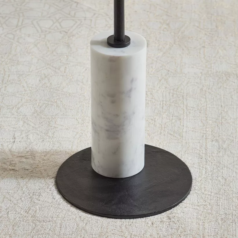 Vendra Isabela Geniune Marble Base Accent Table - Image 5