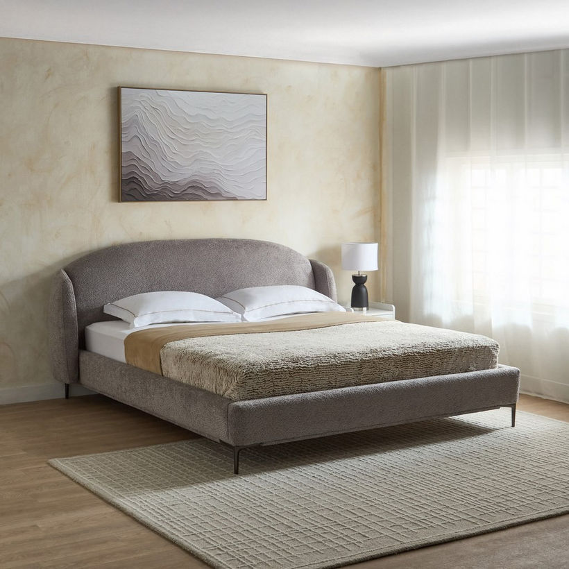 Marwell Dona Upholstered Queen Bed - 160x200 cm - Image 3