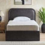 Movo Nordica Opal Upholstered Single Bed - 90x200 cm