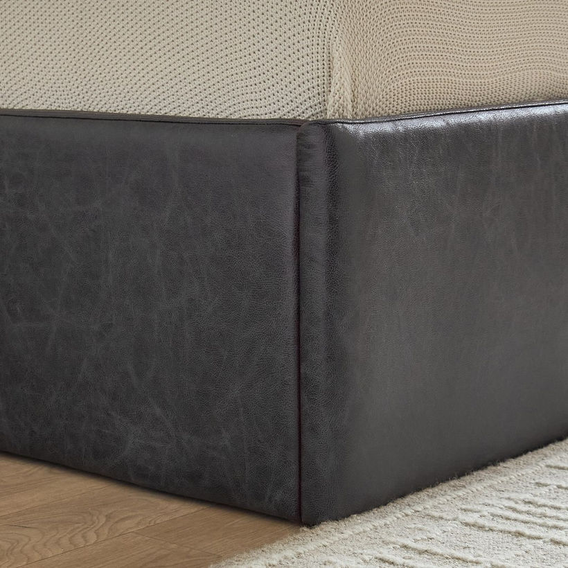 Movo Nordica Opal Upholstered Hydraulic Storage Twin Bed - 120x200 cm - Image 9