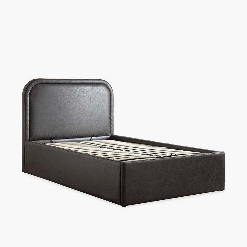 Movo Nordica Opal Upholstered Hydraulic Storage Twin Bed - 120x200 cm - Image 12