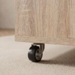 Cebu Compact Coffee Table with Drawer and Castor wheels