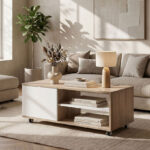 Cebu Coffee Table with Castor Wheels