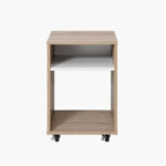 Cebu End Table with Castor Wheels