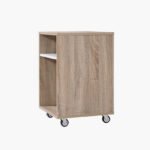 Cebu End Table with Castor Wheels