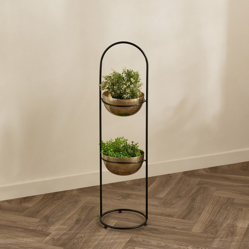 Vista Ace Premium Metal 2-Tier Planter Stand - 23x86 cm - Image 6