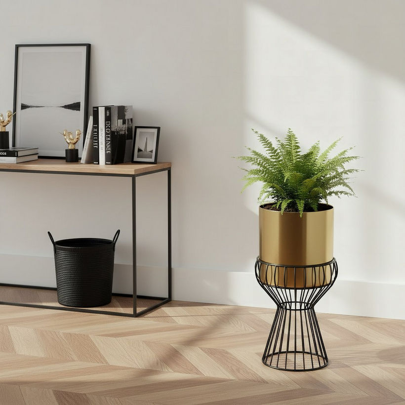 Vista-Ace Premium Metal Planter Stand- 16x33 cm - Image 5