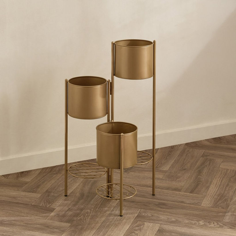 Vista Ace Premium Metal Foldable Planter Stand - 21x21x71 cm - Image 7