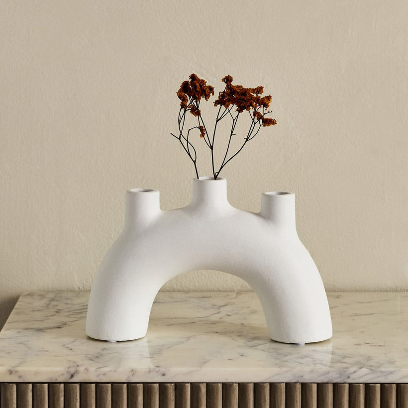 Audrey Eden Decorative Ceramic Vase - 36x6.5x7.5 cm - Image 6
