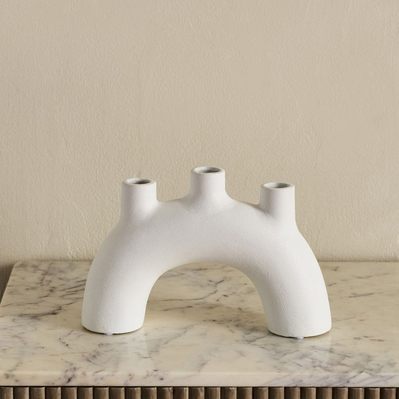 Audrey Eden Decorative Ceramic Vase - 36x6.5x7.5 cm - Image 7