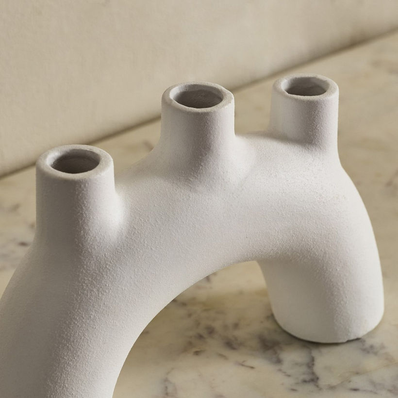 Audrey Eden Decorative Ceramic Vase - 36x6.5x7.5 cm - Image 8