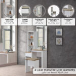 Kulltorp Plus Dresser with Mirror and Stool