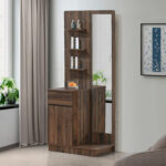 Movo Kulltorp Boomer 1-Door Dressing Table with Mirror and Drawer