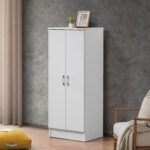 Movo Auston Compact 2-Door Wardrobe