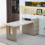 Bristol 4-Seater Sintered Stone Top Kitchen Island Table